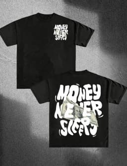 American New Neutral Fly Rich Graphic T-shirt Printed Men's and Women's Y2K Summer Short-sleeved Oversized T-shirt Street Top