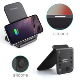Wireless Charger Fast Support for Samsung S24 S23 S22 21 Ultra Quick Charging Stand For iPhone 17-12Pro Max Xiaomi17 15 14
