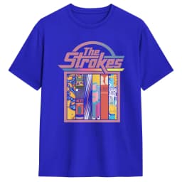 The Strokes Band 100 Cotton T Shirt For Men Summer Aesthetic T Shirts O Neck Leisure Tees Oversized Print Tops