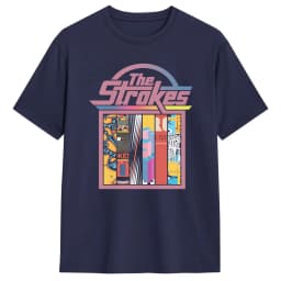The Strokes Band 100 Cotton T Shirt For Men Summer Aesthetic T Shirts O Neck Leisure Tees Oversized Print Tops