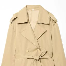 Nlzgmsj 2026 Spring French Style Women Cropped Trench Coat Double Breasted Belted Lapel Collar Long Sleeve Elegant Windbreaker