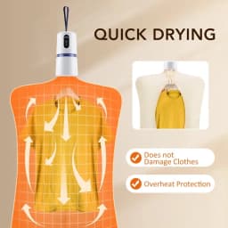110-220V Smart Portable Clothes Dryer Clothes Laundry Tumble Dryer With Timing Laundry Dryers Outdoor Travel Garment Clothing