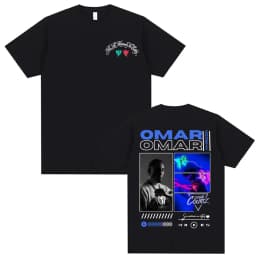 Omar Courtz Por Si Manana No Estoy 2026 Tour Cover T Shirt Unisex Harajuku Aesthetic Oversized T-shirts Men Summer Tops T Shirts