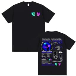 Omar Courtz Por Si Manana No Estoy 2026 Tour Cover T Shirt Unisex Harajuku Aesthetic Oversized T-shirts Men Summer Tops T Shirts