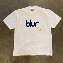Blur 13 Men Cotton TShirt Graphic Vintage Streetwear Retro Casual Grunge Hip Hop