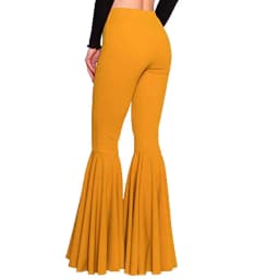Hot Selling Women's Mermaid Plus Size High Waist Slim Fit Elastic Thin Casual Fashion Simple Leg Repair Flared Pants