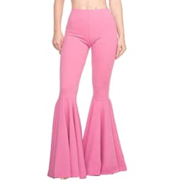 Hot Selling Women's Mermaid Plus Size High Waist Slim Fit Elastic Thin Casual Fashion Simple Leg Repair Flared Pants