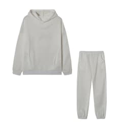 Monochrome Hooded Hoodie Set Casual European American Fashion 2-Piece Autumn Winter Hot Selling New Style