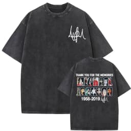King of Pop Michael Jackson Album Cover T Shirts Men Women Fashion Classic Cool T-shirt Casual Vintage Washed T Shirt Streetwear