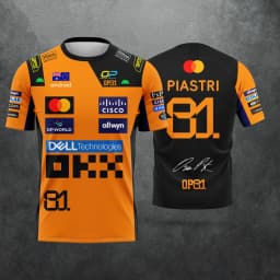 2026 New Racing Lando Norris Tee | 2025 NO.4 Edition Breathable Sportswear | Extreme Sports Inspired Short Sleeve Top