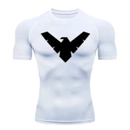 Men's Compression Shirt Short Long Sleeve Quick Dry _ All Season Workout Top for Gym Running Fitness UV Protection