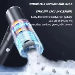 2900000PA Wireless Car Vacuum USB Charging 1200mAh Wet Dry Dual-use Cleaner Cordless Handheld High-power Vacuum Cleaner 2026