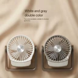 MEET SUN 500mAh Desktop Silent Mini Fan Handheld Cooling Fan Makeup Touch-Up Tool Summer Essential Personal Fan