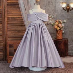 Elegant Fold Bridesmaids Party Girls Dress Formal Wedding Birthday Prom Gown Gala Girl Graduation Pageant Princess Evening Dress