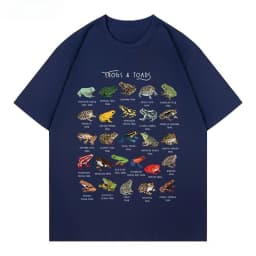 Frog, Frog, Toad, Fun Animal Science, Leisure T-shirt, Men's and Women's Luxury Brand Top