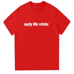 Nettspend Early Life Crisis T-shirt Nettspend Merch Letter Graphic T Shirts Fashion Women Men Cotton Clothing Casual High Street