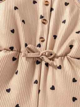 2pcs, 2026 girls' casual summer button up heart-shaped camisole jumpsuit, 2pcs in two colors. Suitable for outdoor travel