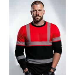 Men's Construction Workers Uniforms 3D Digital Printed Casual Round-Neck Long-Sleeved T-Shirt Comfortable T-Shirts Sportswear