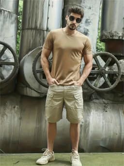 5XL Black Plus Size Cargo Shorts Men's Fashion Summer Ins Casual Big Size Pants Students Trend Port Wind Gym Pant Outwear Men QK