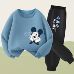 2026 Spring New Children's Sweatshirts Sets Boys O Neck Pullover and Long Pant Two Piece Suit Kids Thin Breathable Sport Sets