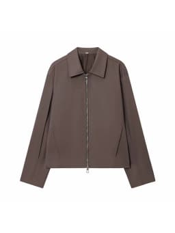 Women Casual Solid Zipper Coat Women Street Lapel Pockets Long Sleeve Simple Pleated Female Outwear Fashion Bomber Jacket