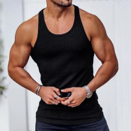 Running Tank Top Men Summer Sport Gym Vest Quick Dry Training Tanktop Workout Singlets Man Fitness Bodybuilding Sleeveless Shirt