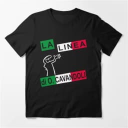 Osvaldo Cavandoli La Linea Cartoon Print TShirt Men Women Unisex Streetwear Fashion Tees Casual Shirt Basic Round Neck Tops