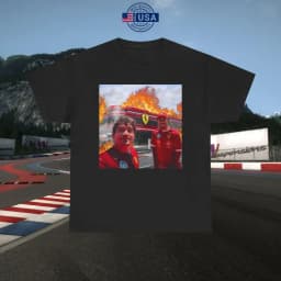 2026 Team on Fire Charles Leclerc and Lewis Hamilton | Perfect for Ferrari F1 Fans & Fathers Day Gifts Ins Y2k