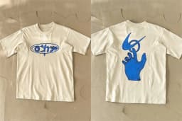 2026 OFF OW Joint Series American Vintage Printed Round Neck Short-sleeved T-shirt Asian Version of Men's Khaki Heavy WHITE