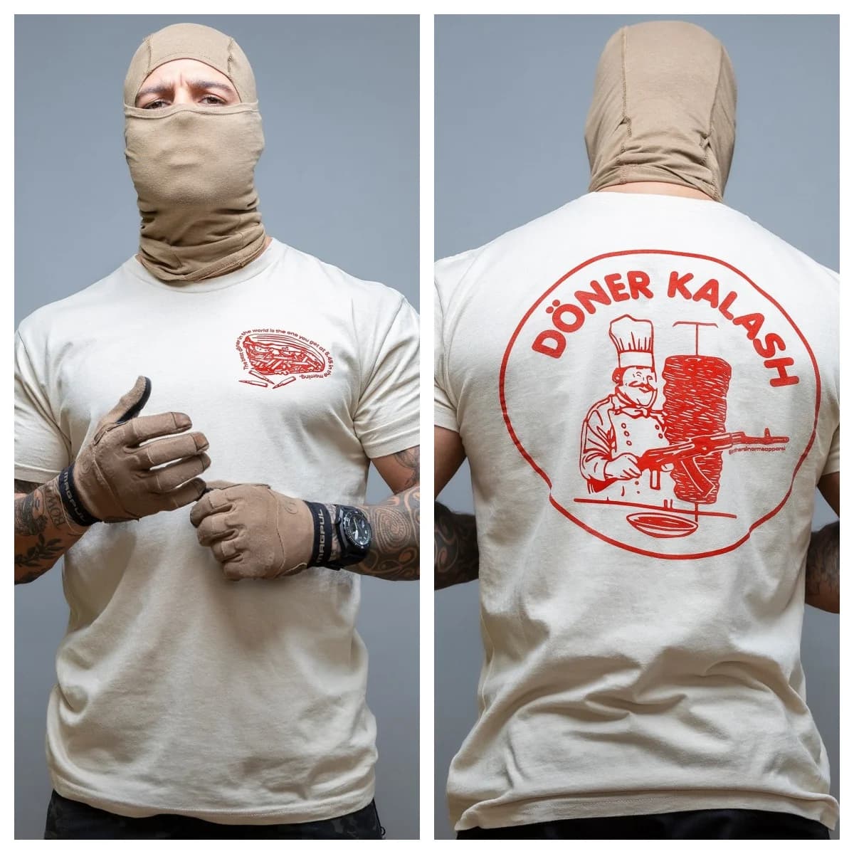 Döner Kalash _ Sporty T-shirt - Suitable for Sports Wear Pure Cotton