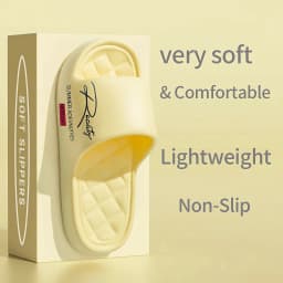 Women's Comfortable Slippers, Non-slip, Quick-drying, Quiet, Soft Sole, Bathroom & Home Wear, Casual, Made of EVA Material