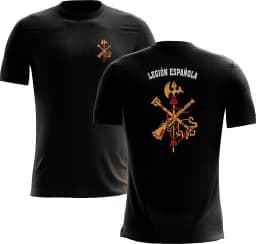 Legion Espanola Men Cotton T Shirt Vintage Military Emblem Style Casual Outdoor Trend Fashion