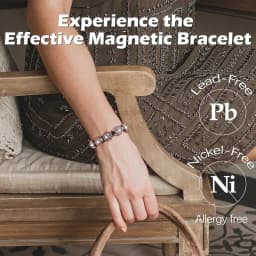 ARADOO 99% Pure Copper Bracelets for Women with 3800 Gauss Magnetic Crystal Jewelry Gifts