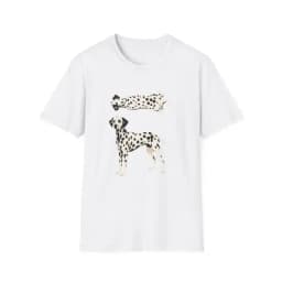 Spotted Dog T shirt personality Clothes Year round clothing Oversized Couples Unisex Y2k Short Sleeves Classic Casual soft tees