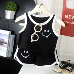 Children Sets Kids Clothes Boys Vest Suit Summer Children Clothing Cotton T-shirts Shorts Tanks Top Sleeveless