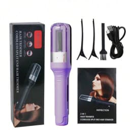 Hair Ends Trimmer Split Remover Dry Damaged Brittle Professional Automatic Trim Split for Women Cordless Hair Cutting Machine