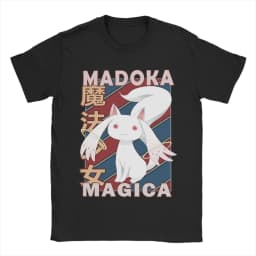 Men's T-Shirts Mahou Shoujo Homura Akemi Casual Cotton Tees Short Sleeve Madoka Magica Anime T Shirt O Neck Clothing Gift Idea