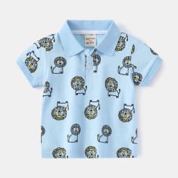 Toddler Kids Short Sleeve POLO Shirts Summer Casual Cotton Tees for Baby Outerwear Children 1 to 7 Y Solid T-shirts Baby Tops