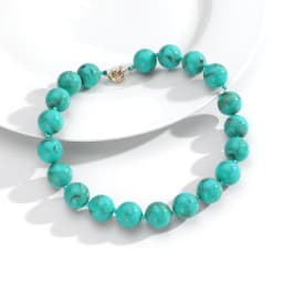 Statement Marbling Resin Geometric Beads Necklace for Women New Trendy Irregular Handmade Knotted Choker Retro Jewelry Gift
