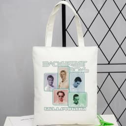 Backstreet Boys tote bag canvas torba na zakupy einkaufstasche grocery shopper woman