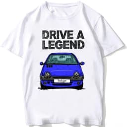 2026 New Drive A Legend Twingo Late Halogen Model Sport Car T-Shirt Boy White Tees Man's Clothing Summer Casual T Shirt