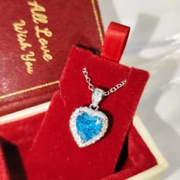 925 Sterling Silver Fashion Light Luxury Ice Flower Cut Love Crystal Zircon Necklace Birthday Party Anniversary Gift