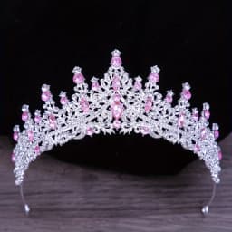 Baroque Crystal Tiaras And Crowns For Women Rhinestone Prom Diadem Headband Bridal Wedding Hair Accessories Jewelry Crown Tiara