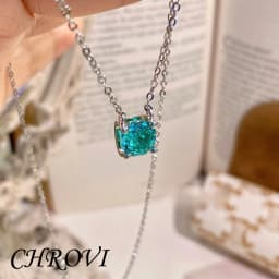 Luxury-Style 925 Sterling Silver Millennium Rose Necklace with Diamonds and Glittering Lockbone Chain for Women
