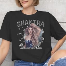 Men Women Shakira las mujeres ya no lloran world tour 2026 T Shirt 100% Cotton Print T-Shirt Clothing Outfits