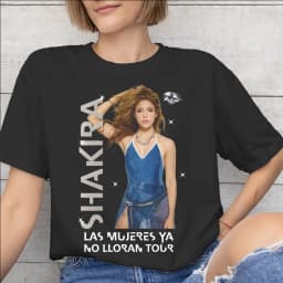Men Women Shakira las mujeres ya no lloran world tour 2026 T Shirt 100% Cotton Print T-Shirt Clothing Outfits
