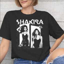 Men Women Shakira las mujeres ya no lloran world tour 2026 T Shirt 100% Cotton Print T-Shirt Clothing Outfits