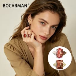 Sultanite Copper Ring for Women – Oval Cut Rectangular Cut Color Changing Gemstone Ring Changes Hue Under Sun/LED/Candlelight