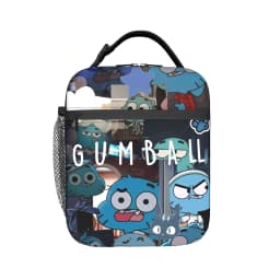 The Amazing World of Gumballs Insulated Lunch Bags for Men Women Food Container Portable Thermal Cooler Lunch Boxes For Work
