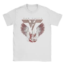 Men's T Shirt Van Halen Hard Rock Band T-Shirts Trending Summer Tees Classic 100% Cotton Tops Gift Idea